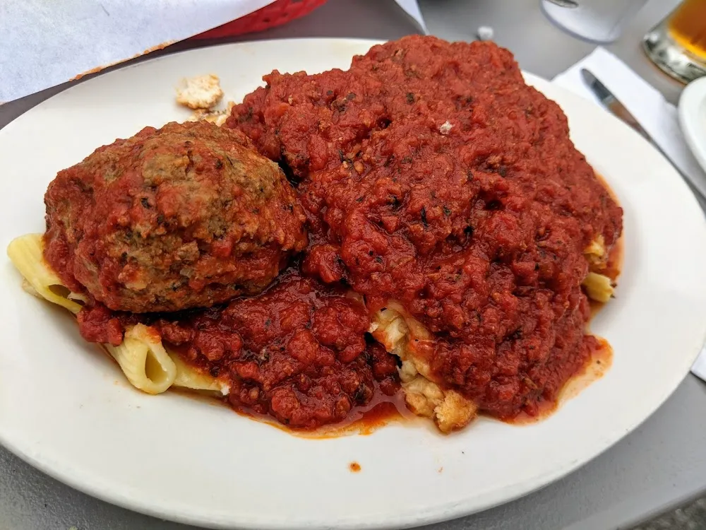 Meatball and Pasta with Meat Sauce